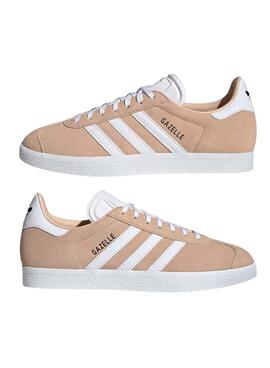 Chaussures Adidas Gazelle Rose Pour Femme