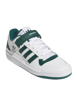 Chaussures Adidas Forum Low blanches pour hommes.