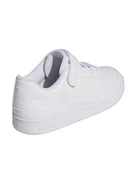 Chaussures Adidas Forum Low Blanches pour Filles et Garçons