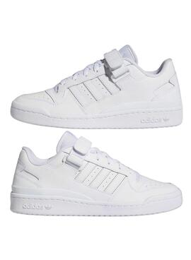 Baskets Adidas Forum blanches pour hommes