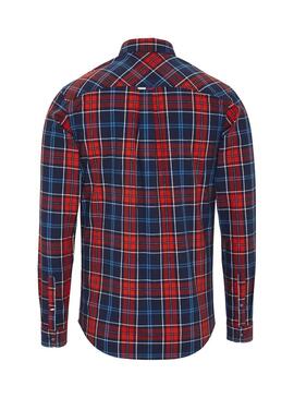 Chemise Tommy Jeans Essential Check Multi Homme