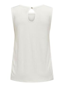 Camiseta Only Flora blanche pour femme