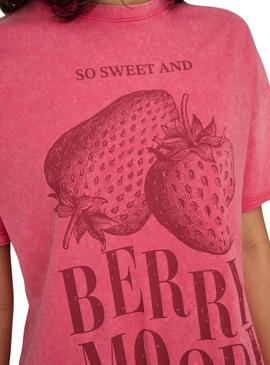 Maillot Only Kinna Fruit Fuchsia pour Femme
