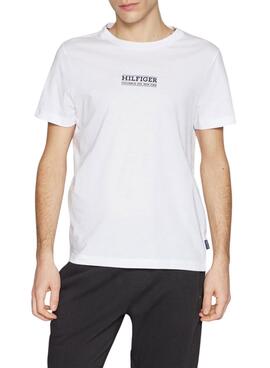 Maillot Tommy Hilfiger Columbus Blanc pour Homme