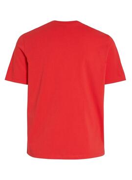 T-shirt Vila Sybil Crochet Rouge Pour Femme