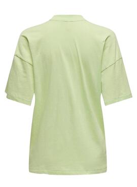 Camiseta Only Holly Verde Pour Femme