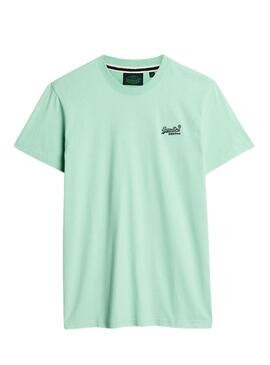 T-shirt Superdry Organic Logo Vert Pour Homme