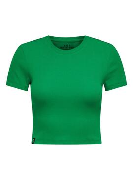 T-shirt Only Betty vert pour femme