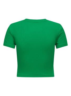 T-shirt Only Betty vert pour femme