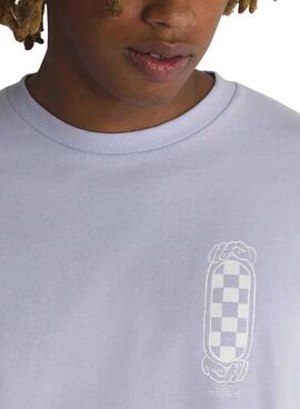 T-shirt Vans Hand Circle Purple pour homme