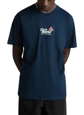 T-shirt Vans Ananas Bleu Pour Homme