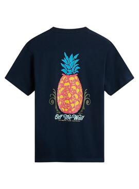 T-shirt Vans Ananas Bleu Pour Homme