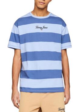 Maillot à rayures audacieuses Tommy Jeans Bleu pour homme