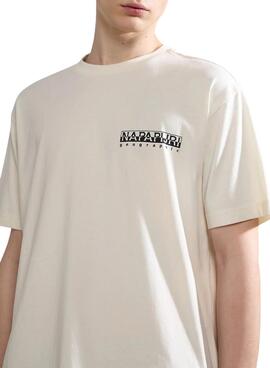 T-shirt Napapijri Kotcho Blanc pour Homme et Femme