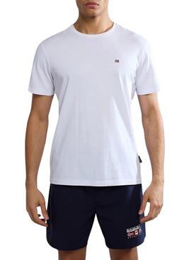 T-shirt Napapijri Salis Blanc pour homme