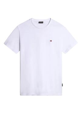 T-shirt Napapijri Salis Blanc pour homme