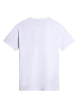 T-shirt Napapijri Salis Blanc pour homme