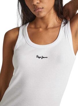 T-shirt Pepe Jeans Lane blanc pour femme