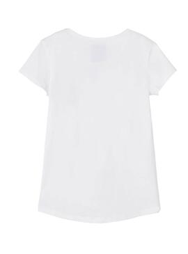 T-Shirt Levis Logo Blanc Fille