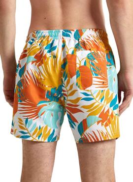 Maillot de bain Pepe Jeans Leaf multicolore pour homme