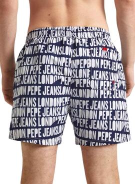 Maillot de bain Pepe Jeans AO Logo Marine pour Homme