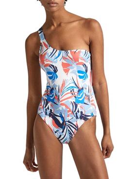 Maillot Pepe Jeans Leaf Asymétrique Pour Femme