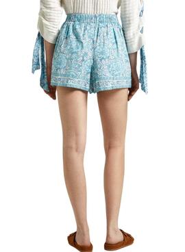 Shorts Pepe Jeans Ember Bleu Pour Femme