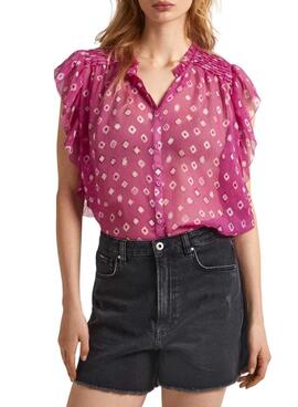 Blouse Pepe Jeans Marley Rose Pour Femme