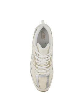 Baskets New Balance 530 Linen Crème Pour Femme