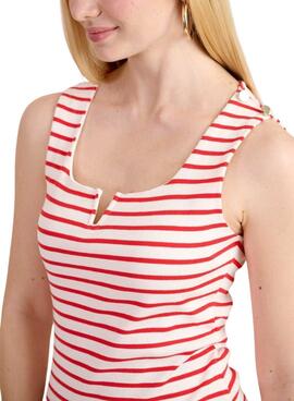 Chemise Naf Naf Wally Rouge Pour Femme