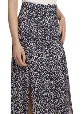 Jupe Naf Naf Print Marine pour Femme