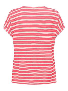 Camiseta Only Susie Rose pour femme