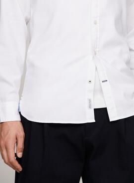 Chemise Tommy Hilfiger Flex Dobby Blanc Pour Homme