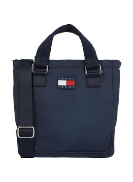 Sac Tommy Jeans Uncovered Mini Tote Marine pour Femme