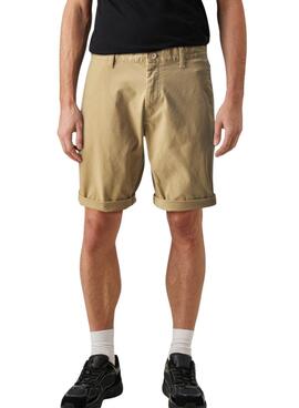 Bermudes Tommy Jeans Scanton Beige Pour Homme