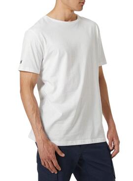 T-shirt Helly Hansen Shoreline blanc pour homme