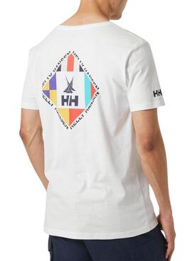 T-shirt Helly Hansen Shoreline blanc pour homme