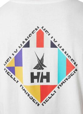 T-shirt Helly Hansen Shoreline blanc pour homme
