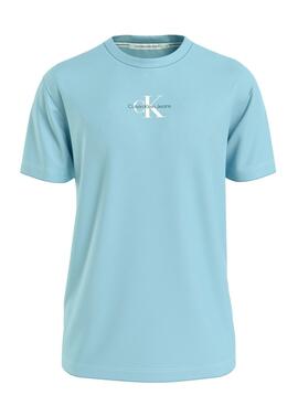 Maillot Calvin Klein Jeans Monologue Bleu pour Homme