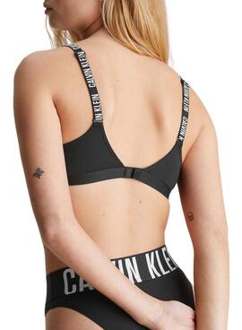 Soutien-gorge Bralette Calvin Klein doublé noir pour femme