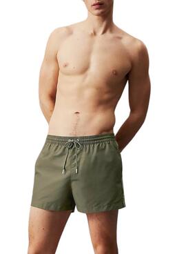 Maillot de bain Calvin Klein Medium Vert pour Homme