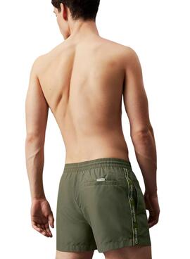 Maillot de bain Calvin Klein Medium Vert pour Homme