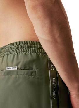 Maillot de bain Calvin Klein Medium Vert pour Homme