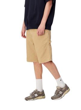 Bermudas Carhartt Single Knee Tostado pour Homme