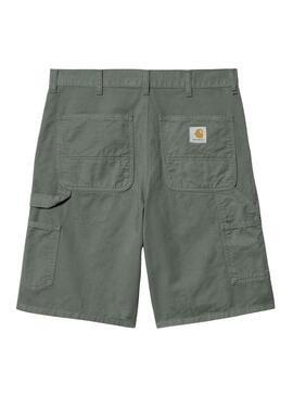 Bermuda Carhartt Single Knee Vert pour Homme