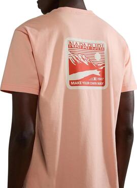 Maillot Napapijri Gouin Rose pour Homme et Femme