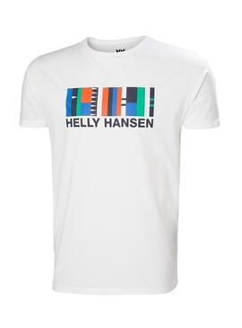 T-shirt Helly Hansen Shoreline Blanc Pour Homme