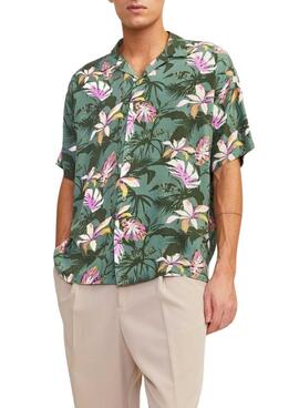 Chemise Jack and Jones Luke verte pour homme