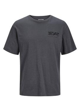 T-shirt Jack and Jones Guru Anthracite pour Homme