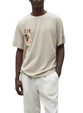 Maillot Ecoalf Palmialf Beige Pour Homme